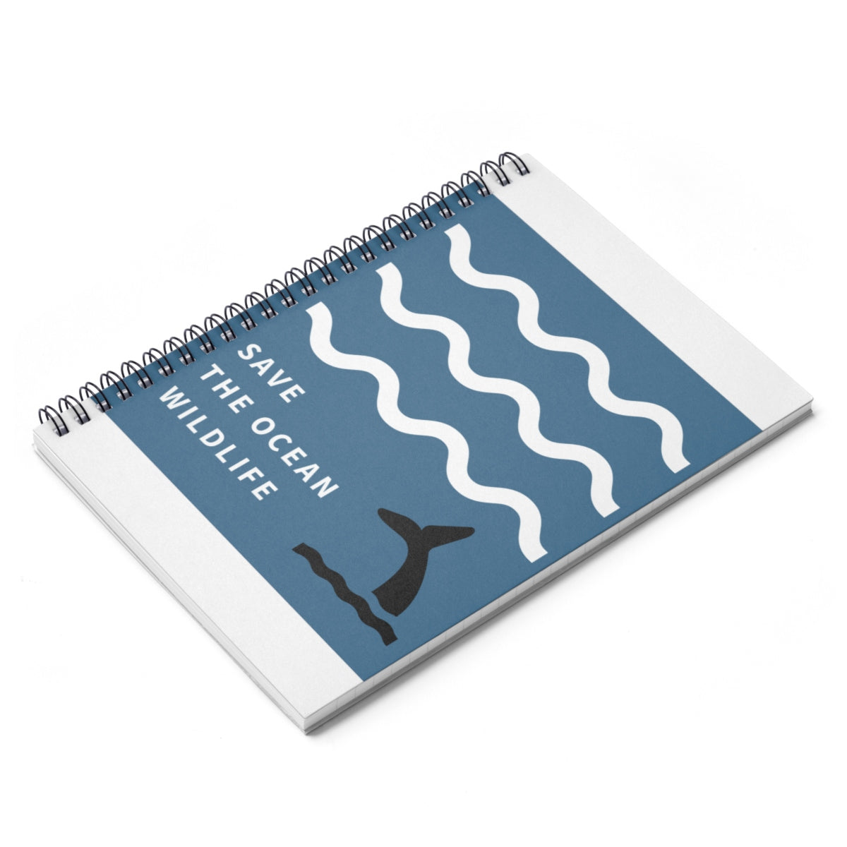 Save The Ocean Wildlife Spiral Notebook