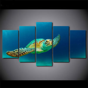 Sea Turtle 5 Pieces Printed Poster