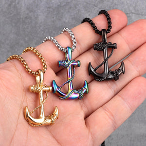 Sea Anchor Sailor Necklace