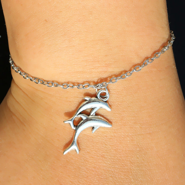 Dolphins Pendant Bracelet