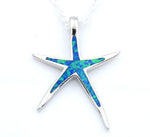 Starfish Opal Pendant Necklace