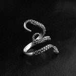 Octopus Black Ring